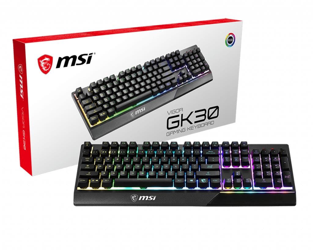 MSI GK30 Mechanical Gaming Keyboard Black USB