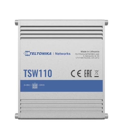 Teltonika TSW110 5-pordiga gigabit PoE kommutaator