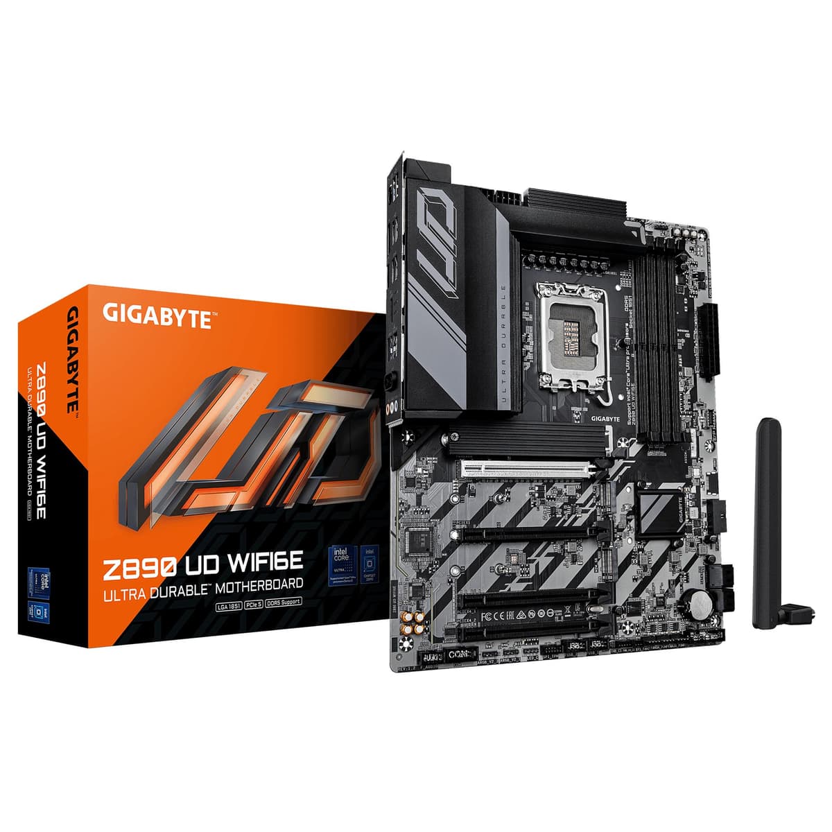 Gigabyte Z890 UD WiFi 6E emaplaat Intel LGA 1851 DDR5 ATX