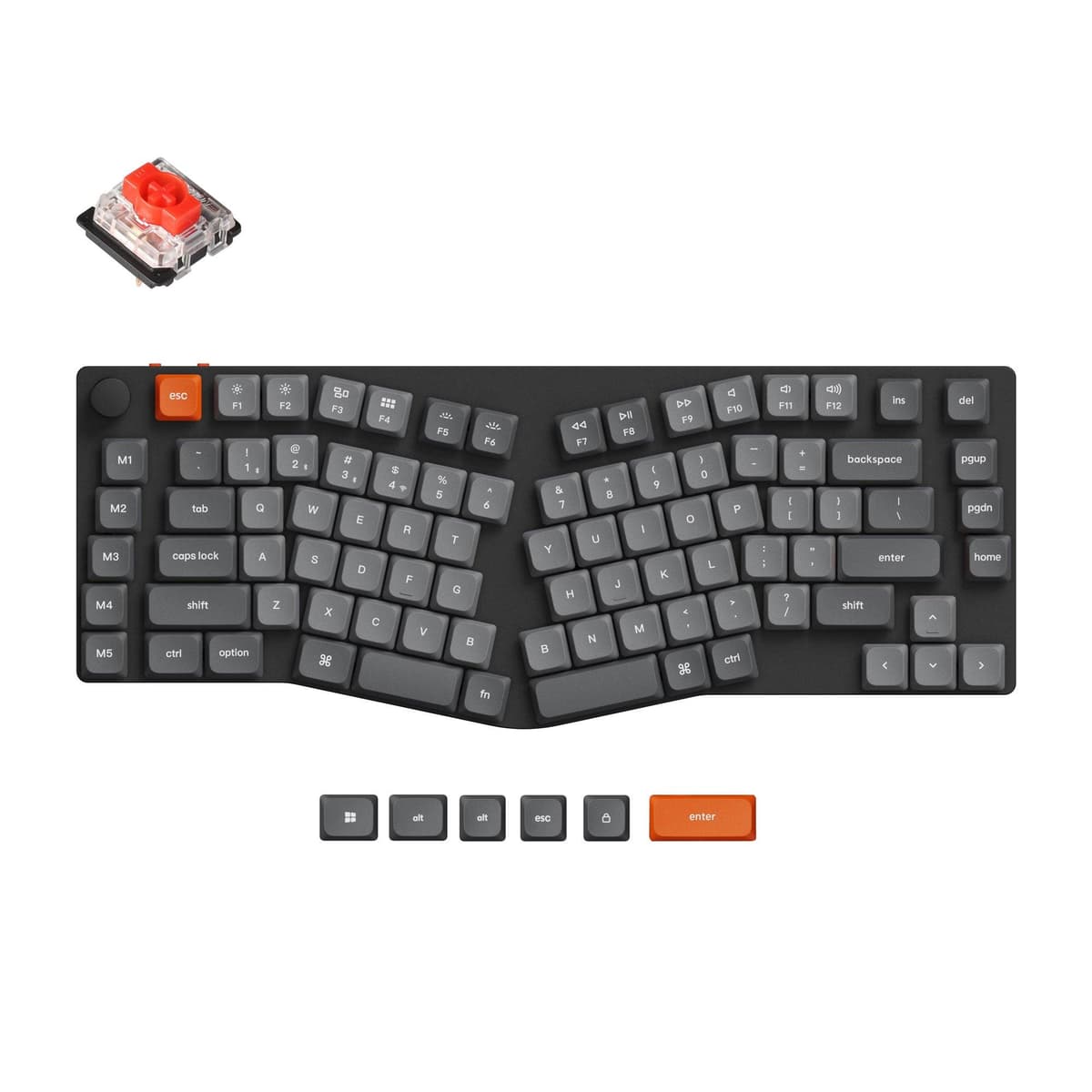 Keychron K15 Max K15M-A1 75% Wireless Mechanical Keyboard, LED