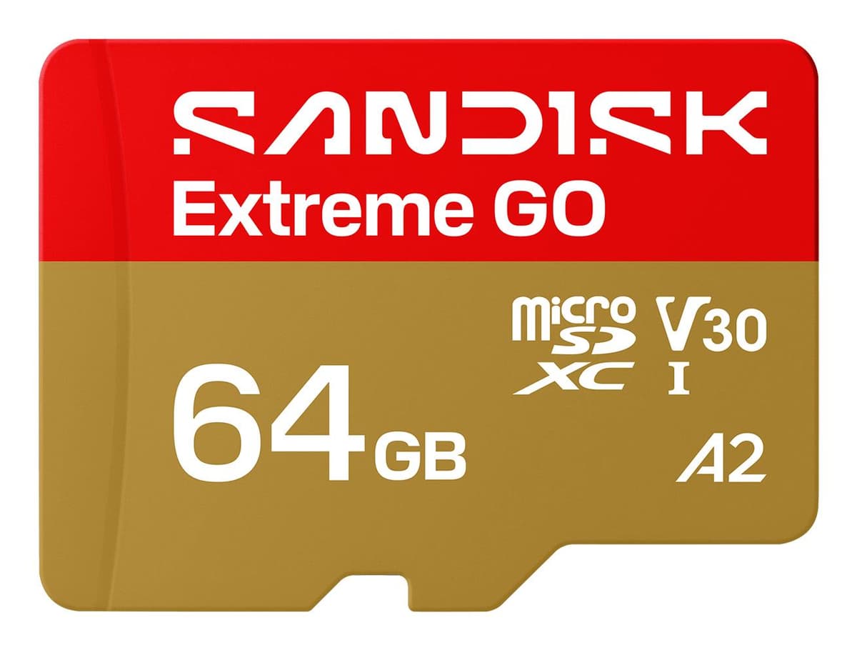 SanDisk Extreme MicroSDXC 64GB UHS-I microSD kaart
