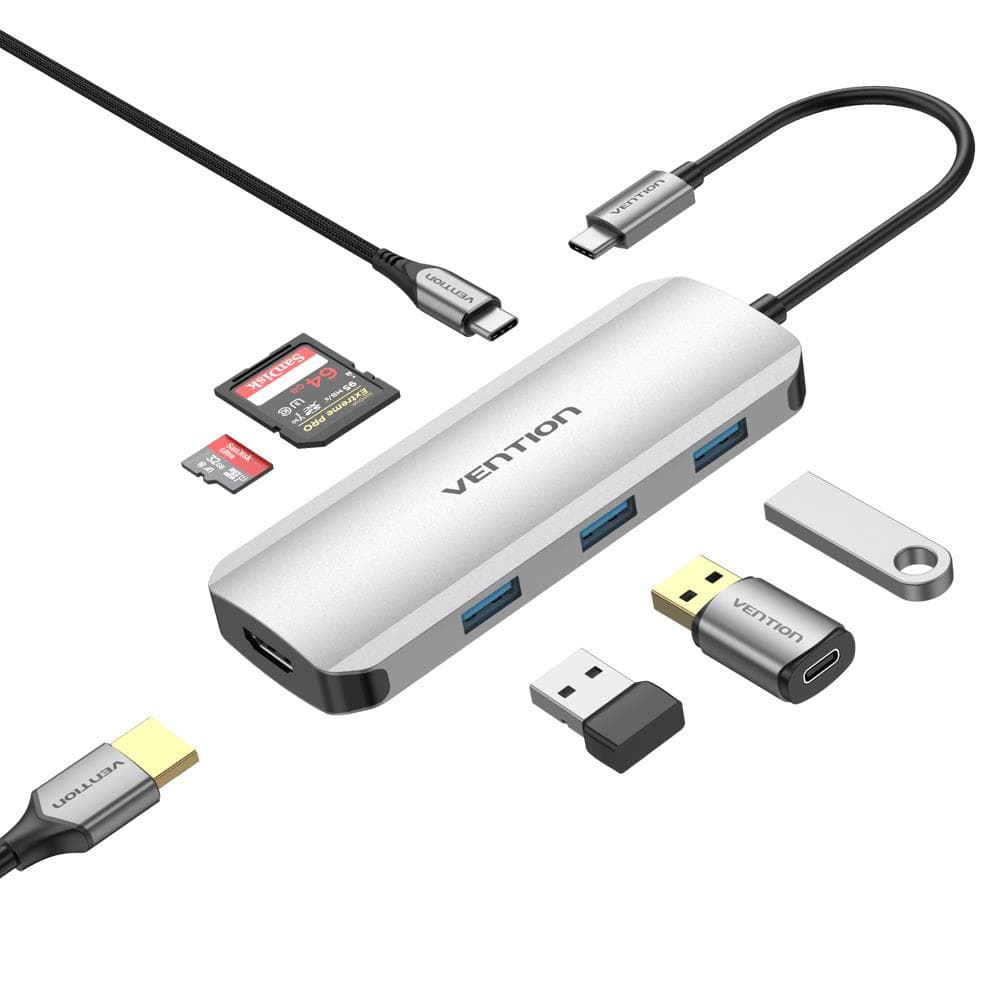 Vention USB-C docking station 7in1 hall