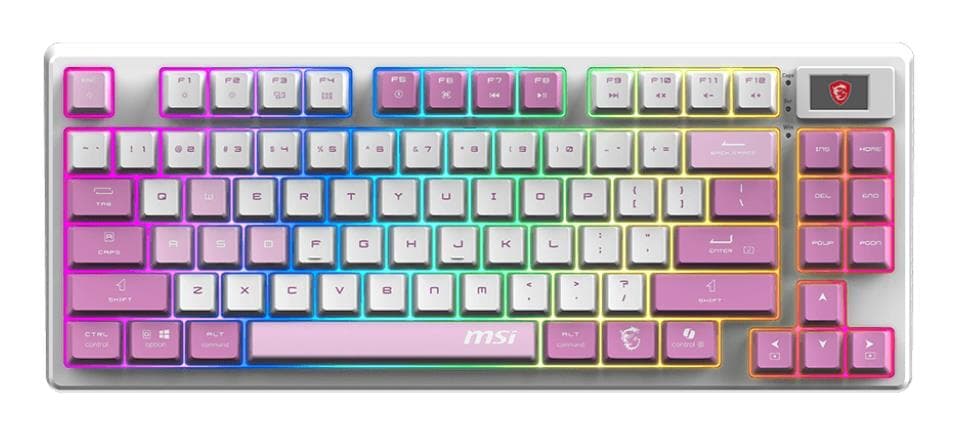 MSI FORGE GK600 TKL juhtmeta võistlusliikmik - violetne