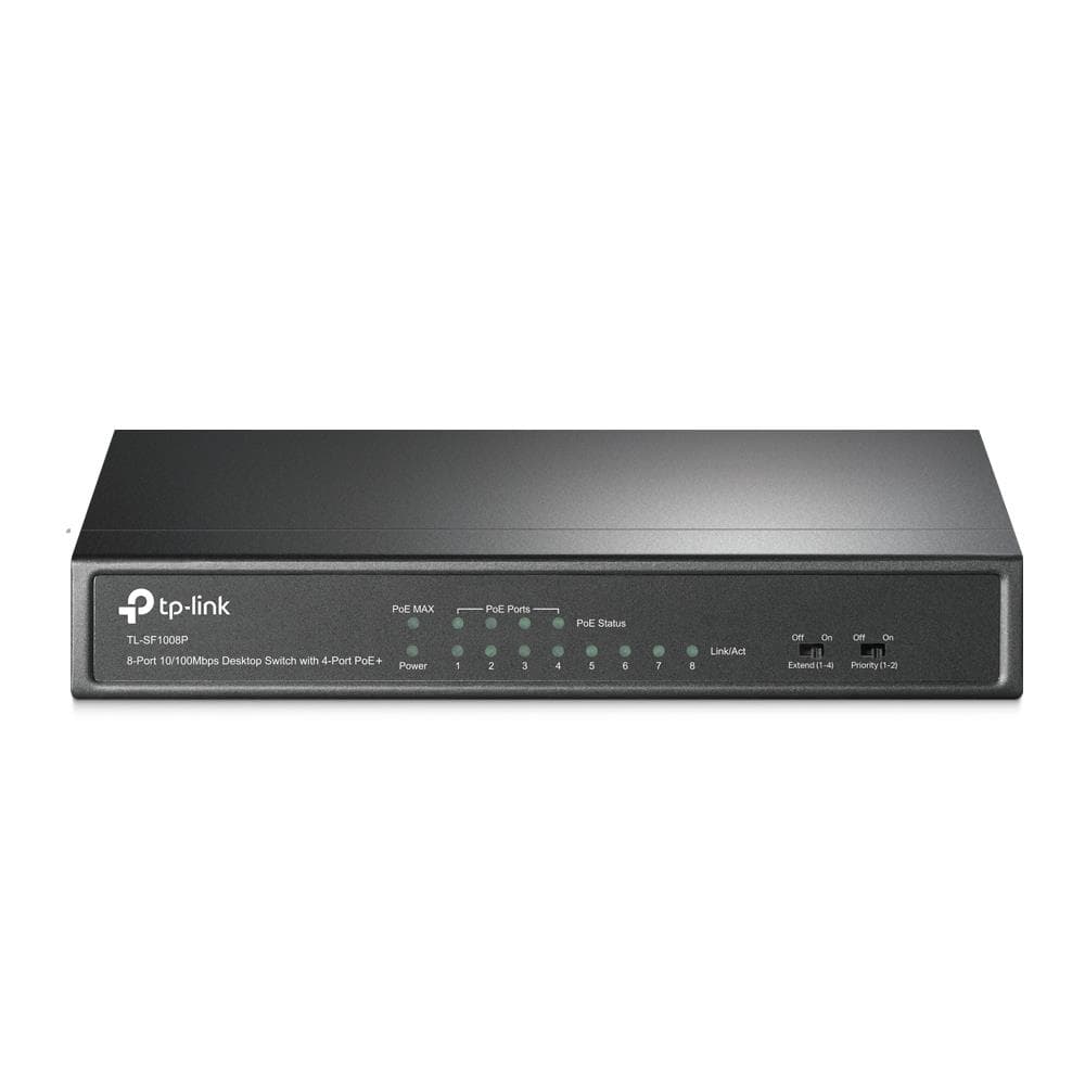 TP-Link TL-SF1008P 8-Port Fast Ethernet Unmanaged PoE Switch