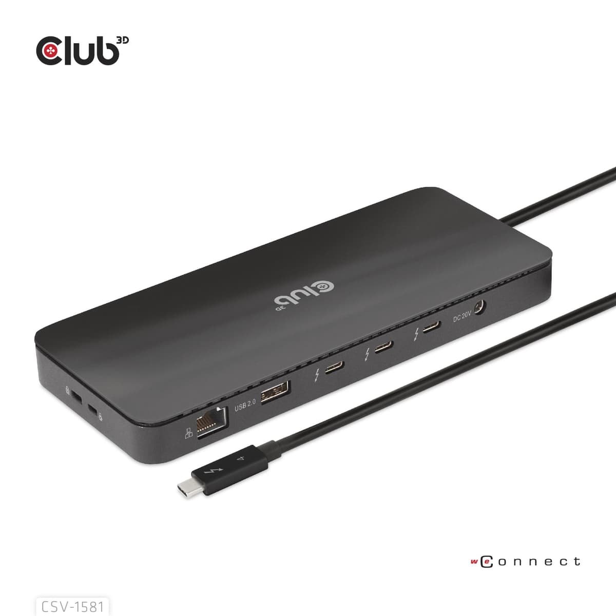CLUB3D CSV-1581 11in1 Thunderbolt 4 докстанция для ноутбука
