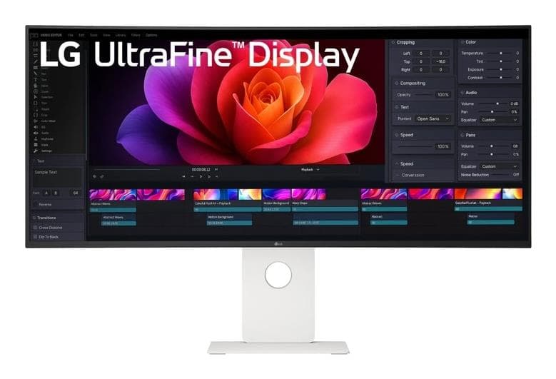 LG UltraFine 40U990A-W 5K2K kõver monitor