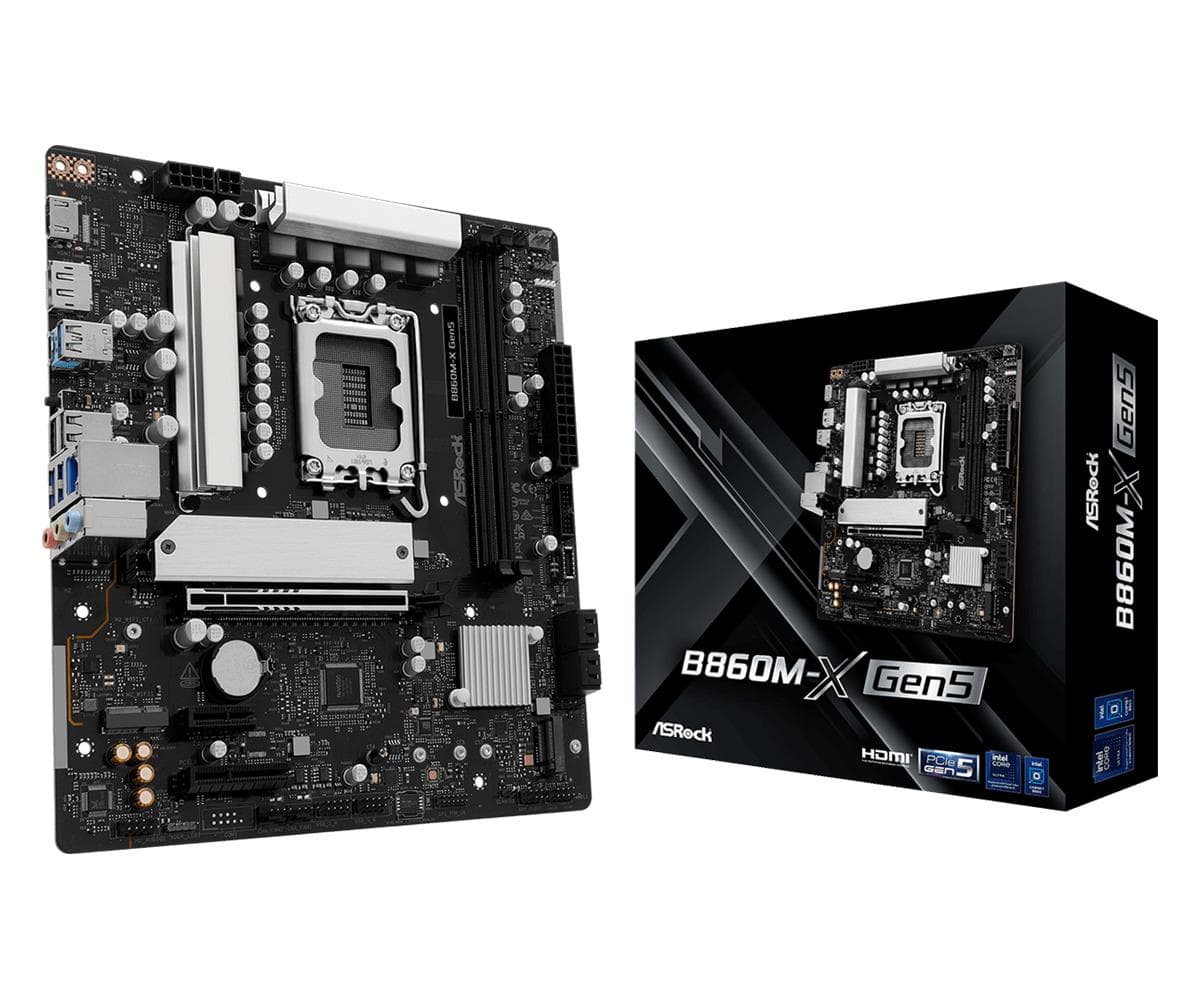 ASROCK B860M-XGEN5 Intel B860 DDR5 emaplaat