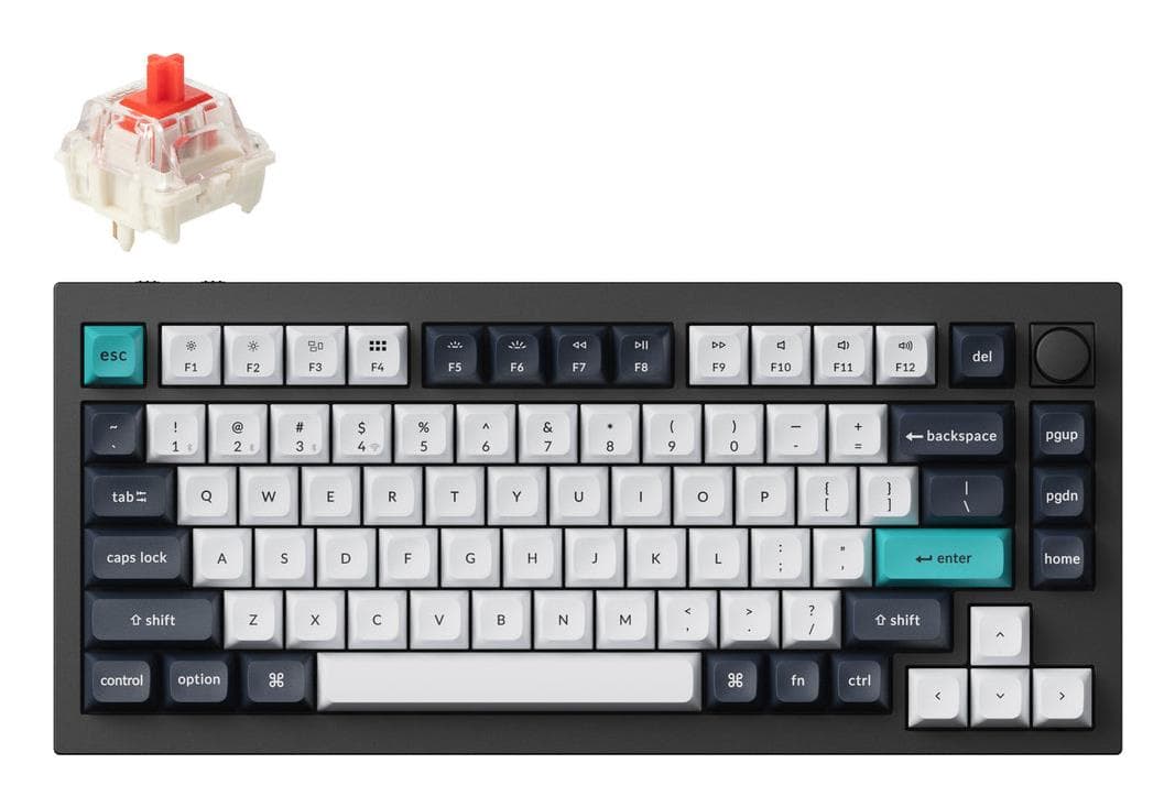 Keychron Q1 Max RGB Juhtmega/Traadita Mehaaniline Klaviatuur