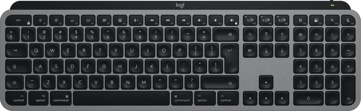 Logitech MX Keys S juhtmevaba klaviatuur Mac-ile, hall