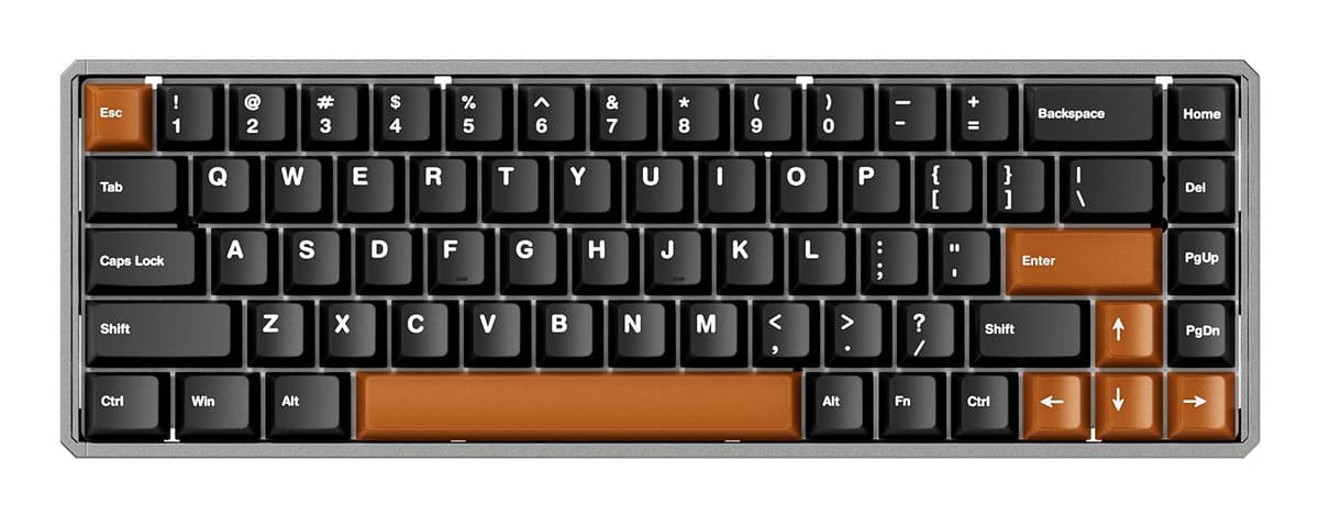 AKKO MOD68-HE Wireless Mechanical Keyboard 65% Grey