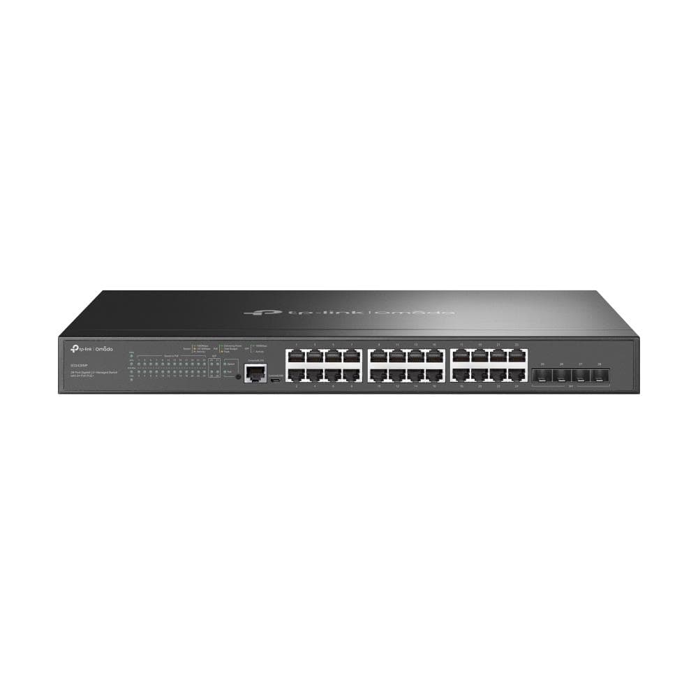 TP-Link Omada TL-SG3428MP управляемый коммутатор 24xPoE+ Gigabit