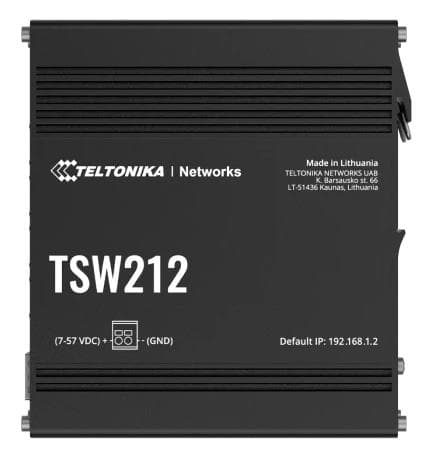 Teltonika TSW212 8-pordiline Gigabit hallatav switch 2x SFP