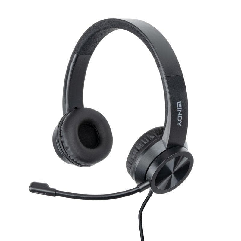 LINDY USB-C Office Headset Black