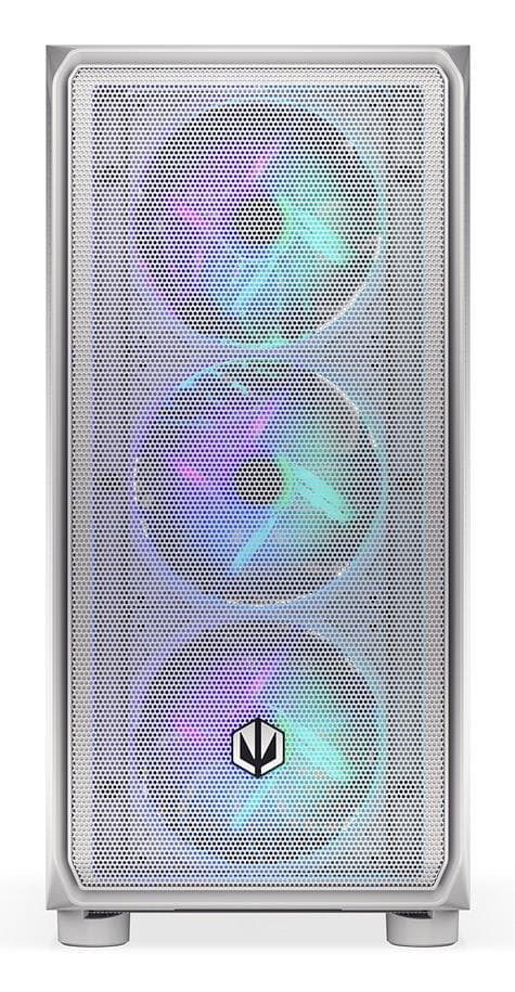 ENDORFY Arx 500 White ARGB Midi Tower ATX PC Case