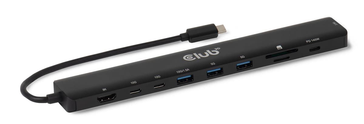 CLUB3D CSV-2550 10-в-1 USB-C док-станция для ноутбука