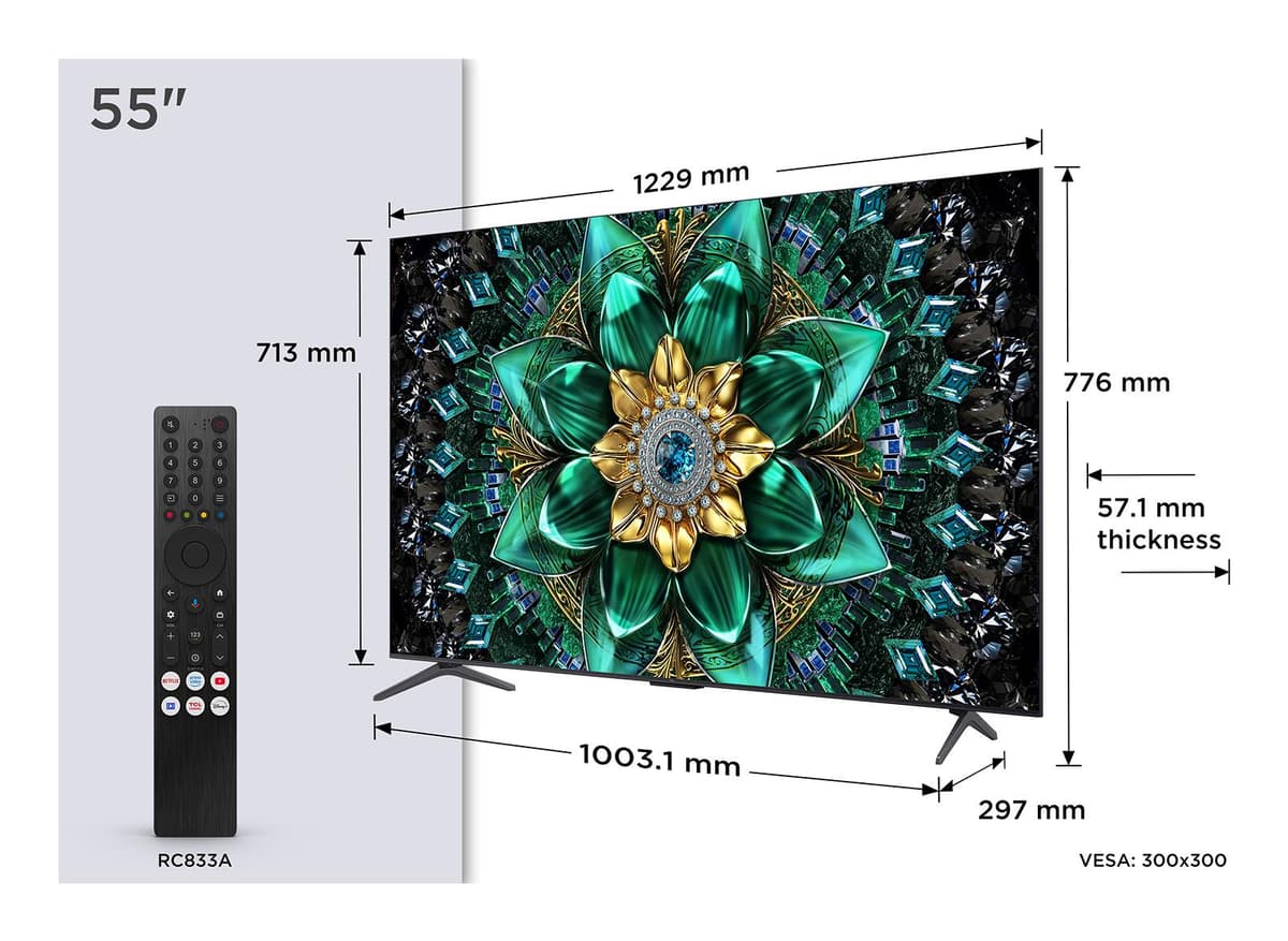 TCL 55Q6C 55" 4K Ultra HD телевизор с Mini LED
