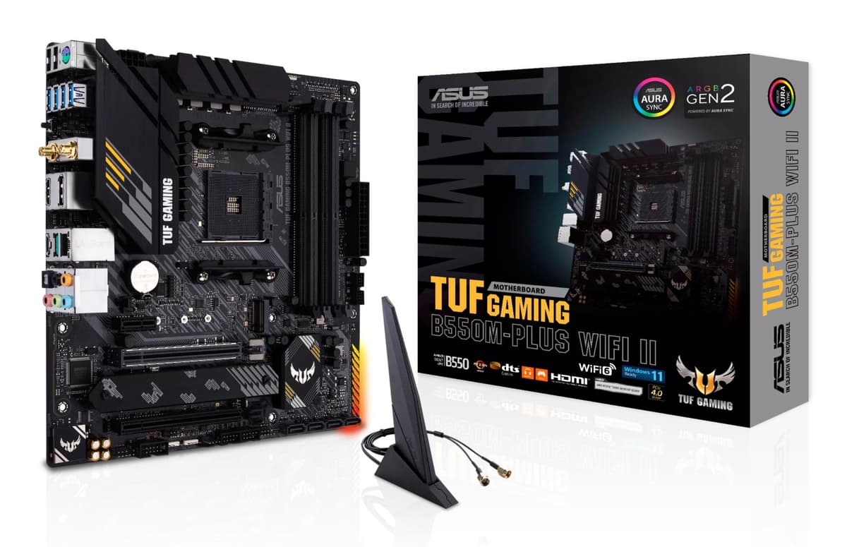 ASUS TUF Gaming B550M-Plus WiFi II AMD emaplaat, DDR4, WiFi