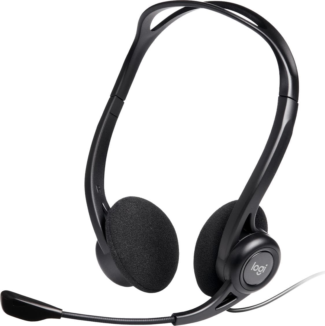 Logitech H960 Wired USB Headset with Noise-Cancelling Boom Mic