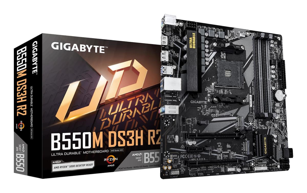 GIGABYTE B550M DS3H R2 материнская плата AM4 DDR4 Micro-ATX