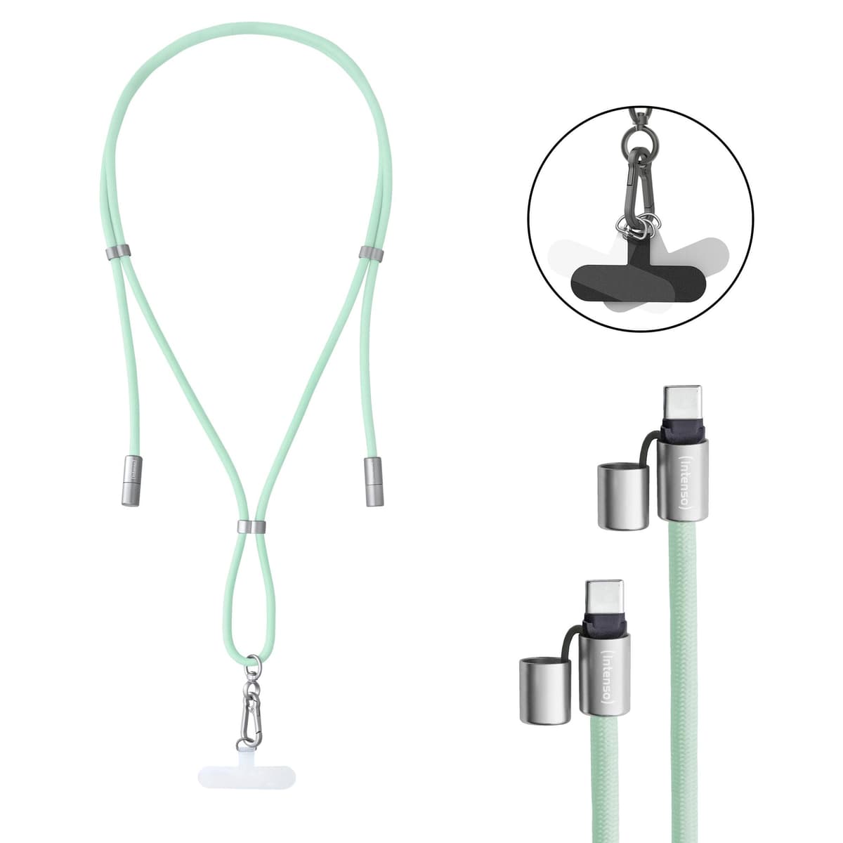 INTENSO USB-C kaabel 1,65m roheline - kiire andmeedastus