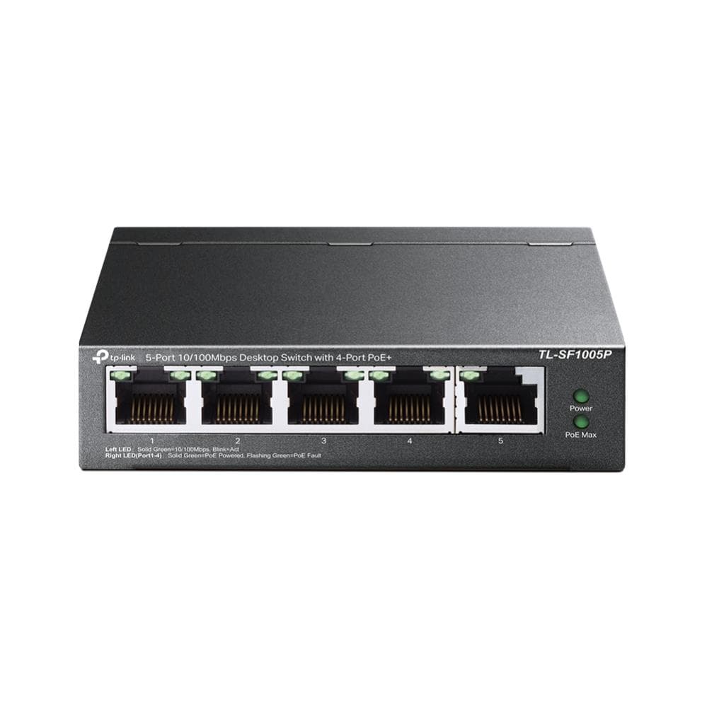 TP-Link TL-SF1005P неуправляемый коммутатор 5 портов PoE
