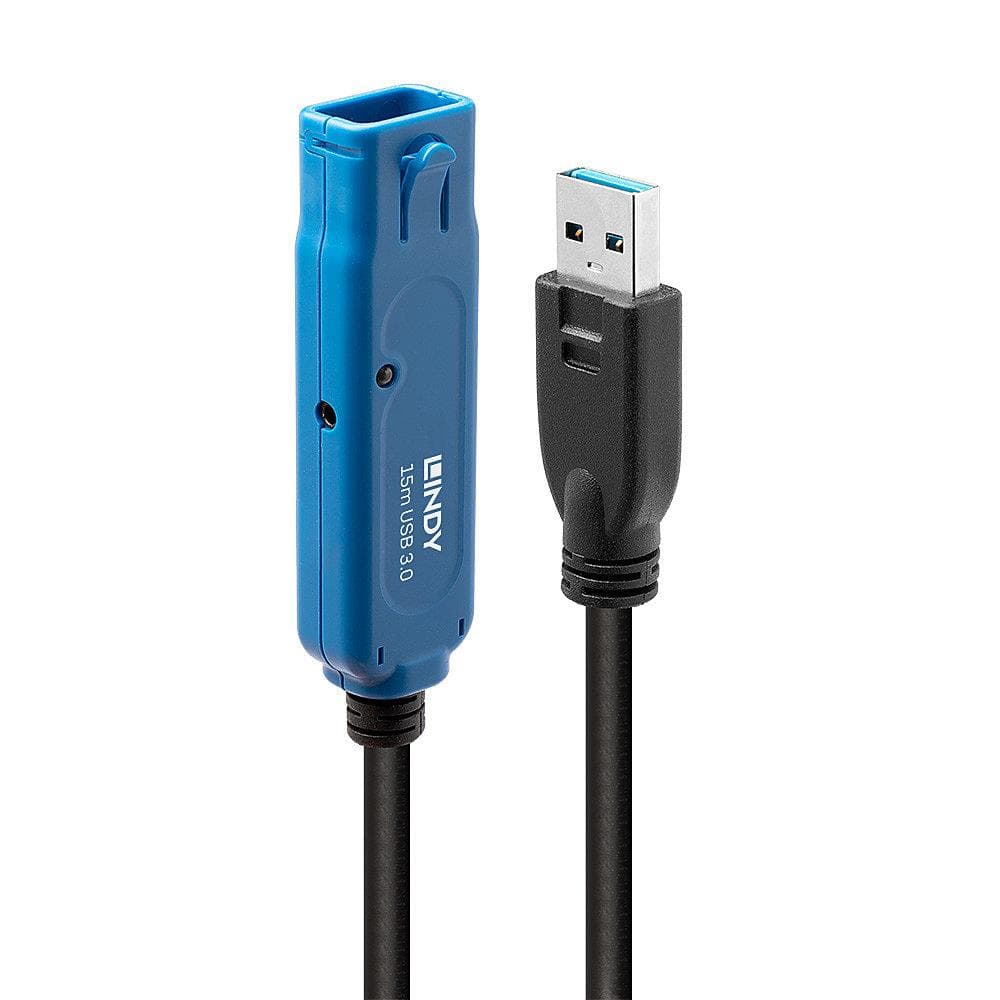 LINDY USB 3.2 Gen 1 Extension Cable 15m Black