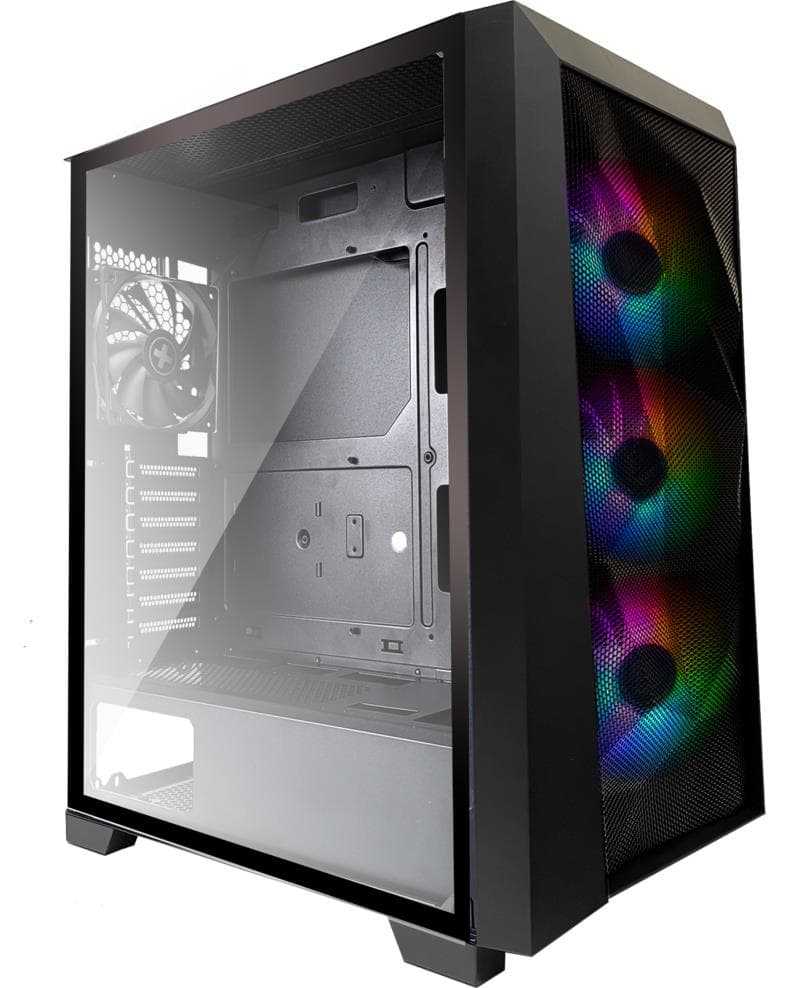 Xilence Xilent Breeze ATX MidiTower arvutikorpus, must