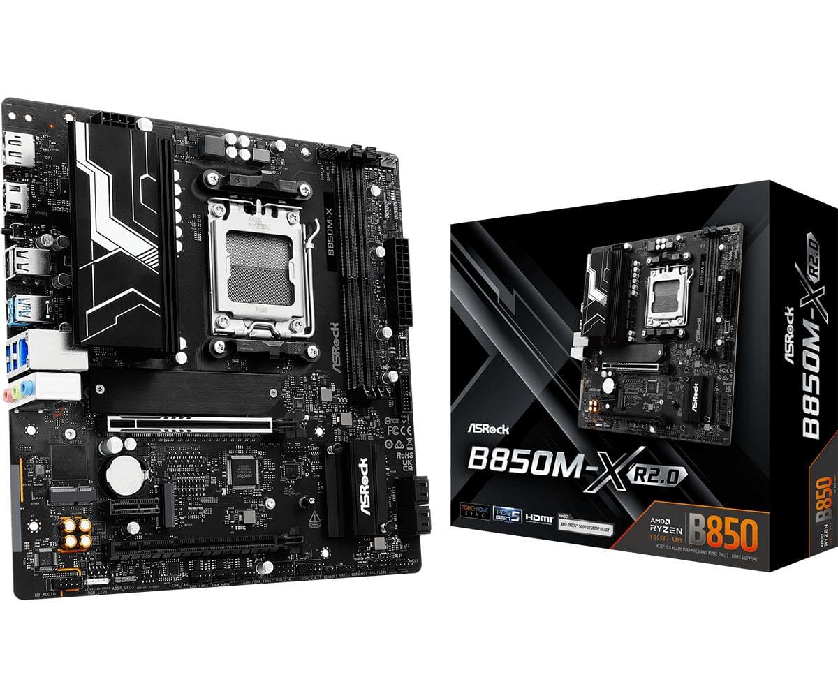 ASROCK B850M-XR2.0 emaplaat AM5 Socket DDR5