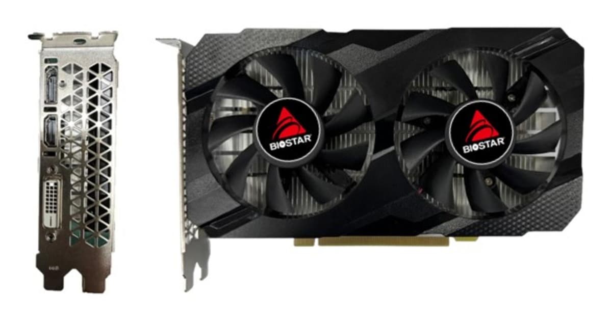 BIOSTAR Radeon RX 580 8GB GDDR5 graphics card