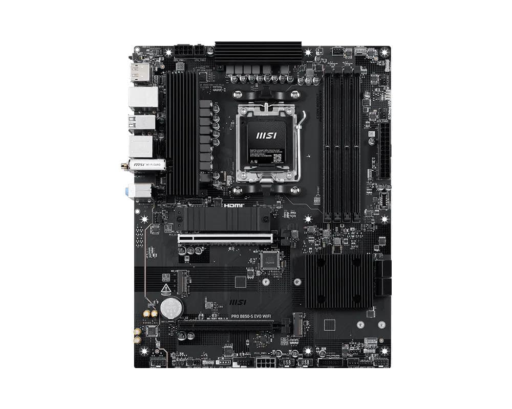Mainboard|MSI|AMD B850|Socket AM5|ATX|RAM DDR5-SDRAM|4xSlots|Wi-Fi Yes|Bluetooth Yes|3xNumber of M.2 (M) slots|PROB850-SEVOWIFI