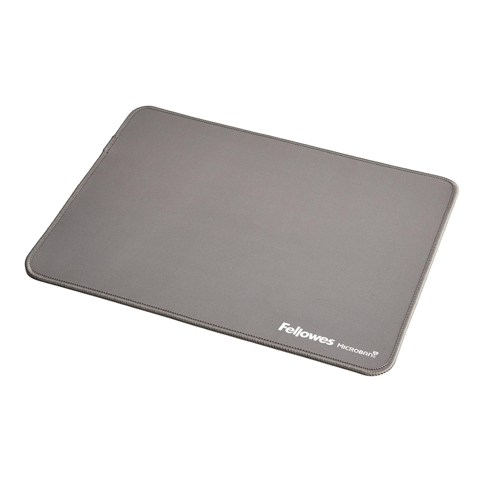 Fellowes Breyta XL Mouse Pad with Antibacterial Protection, Grey