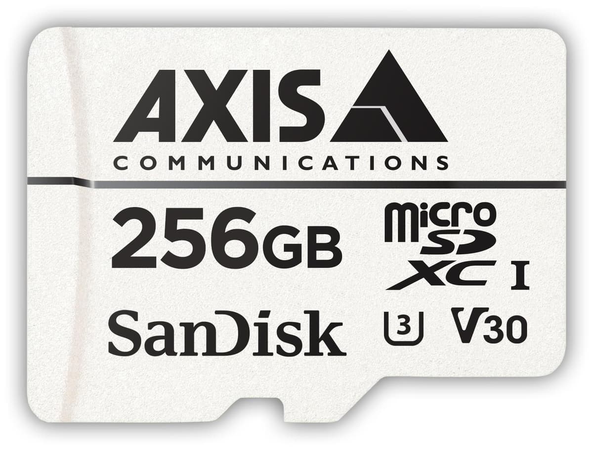 Axis Surveillance microSDXC 256 GB Memory Card for Cameras, V30, 02021-001