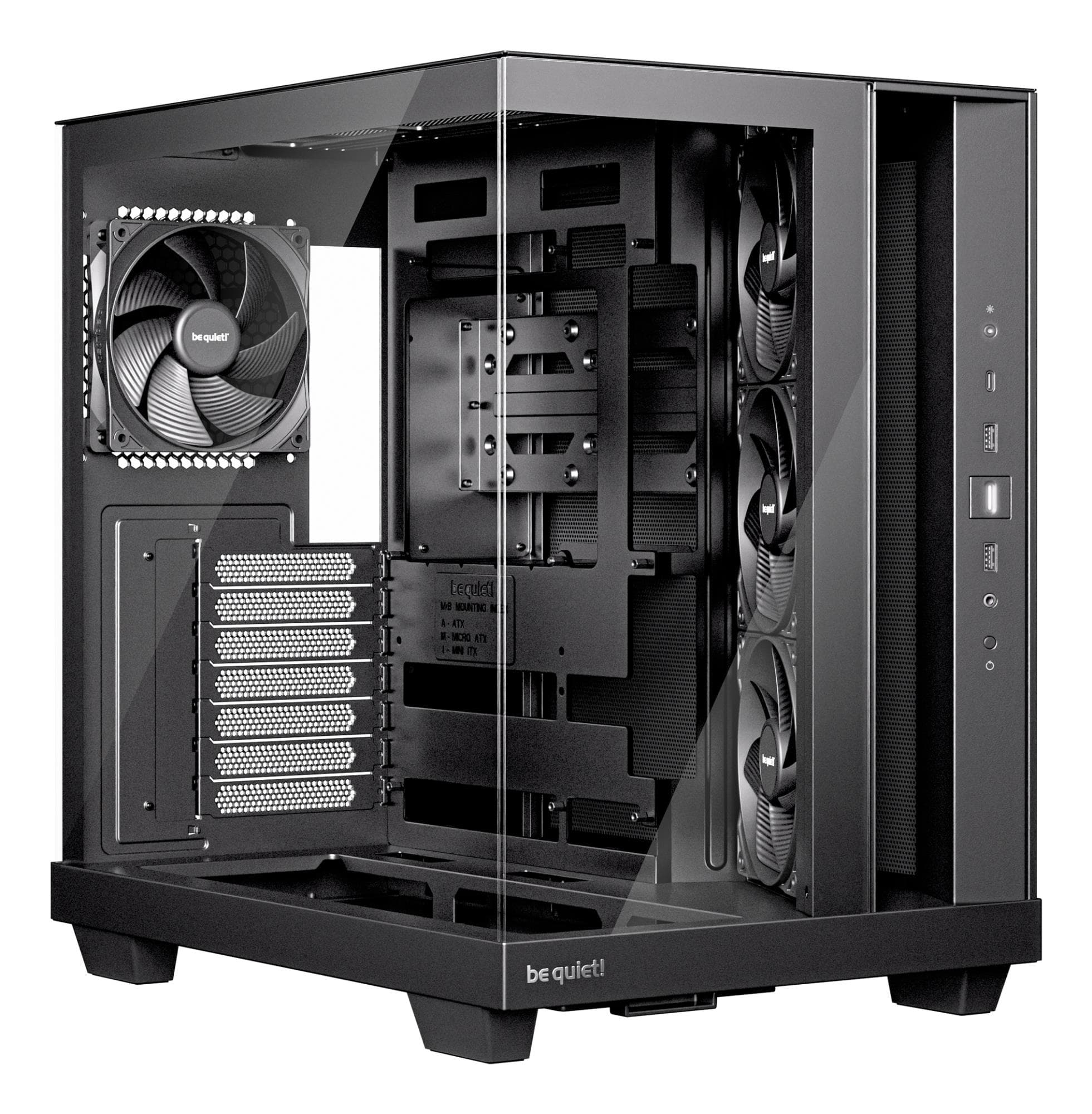 be quiet! Light Base 500 ATX midi tower arvutikorpus, must