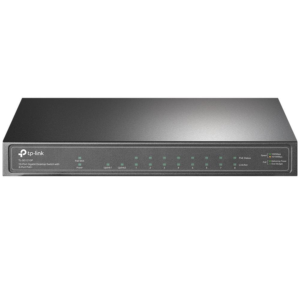 TP-Link TL-SG1210P 10-pordi gigabit switch 8x PoE+