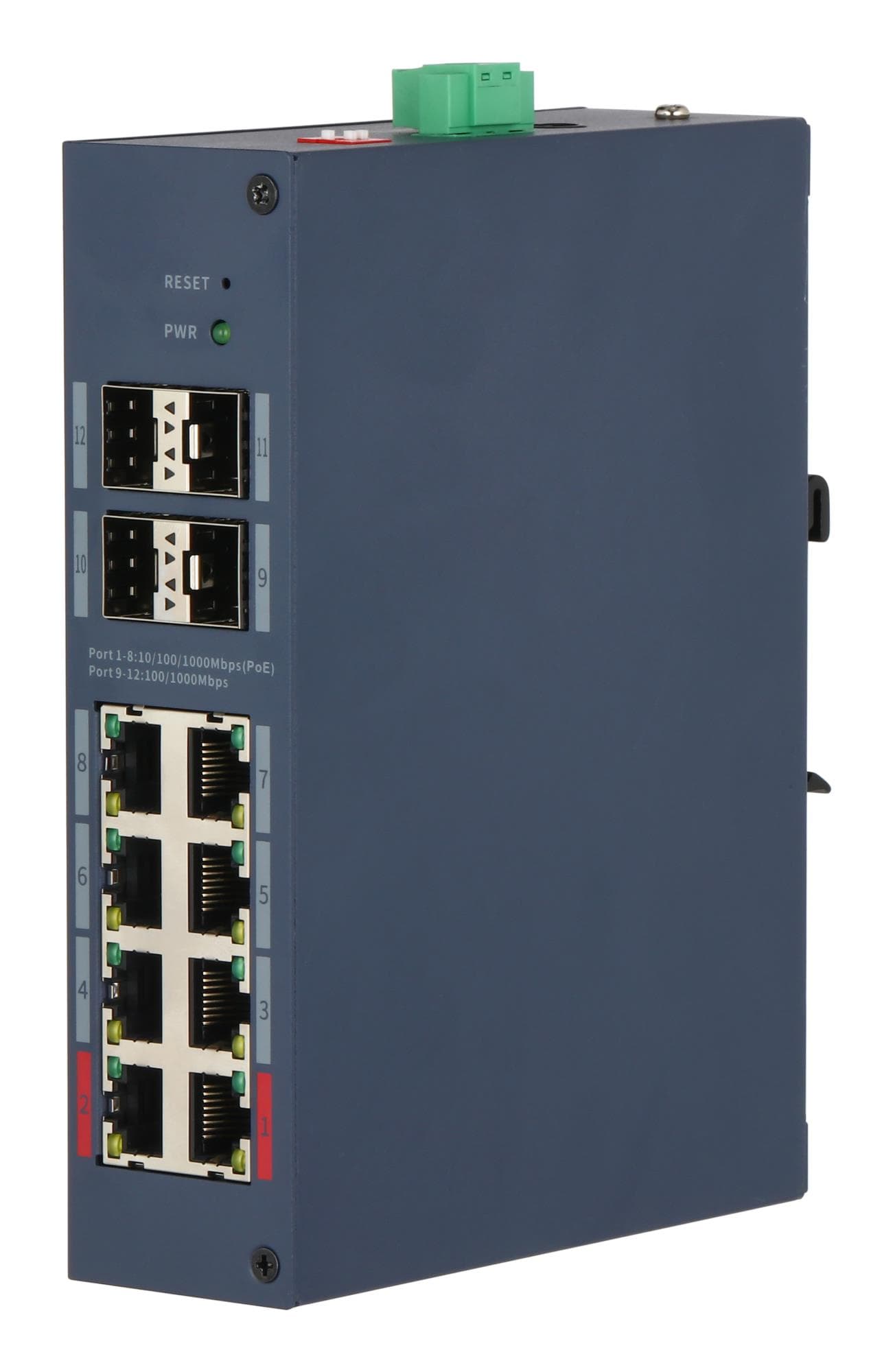 DAHUA CHS4412-8GT-125 Managed L2 PoE Switch, 8 Gigabit Ports