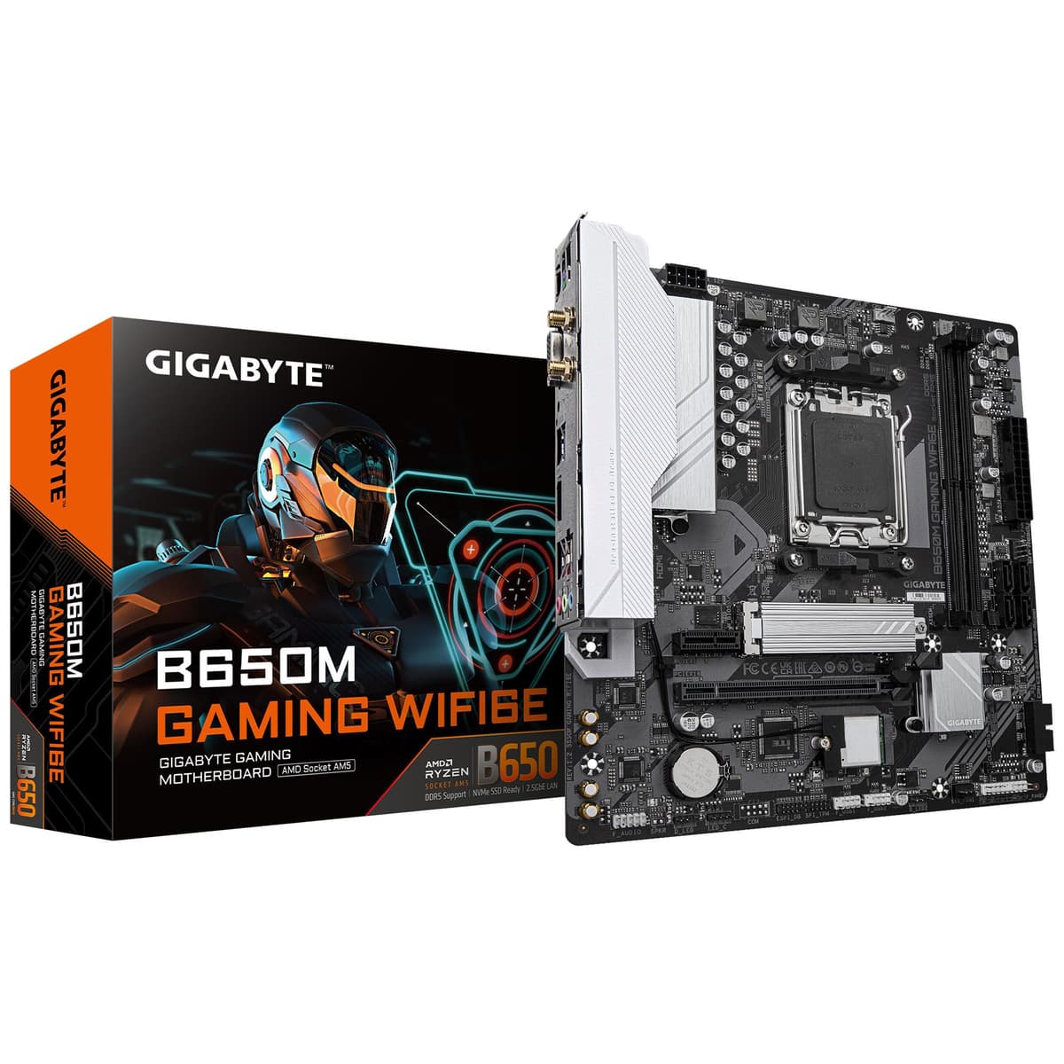 Gigabyte B650M Gaming WiFi6E AMD AM5 micro-ATX emaplaat DDR5
