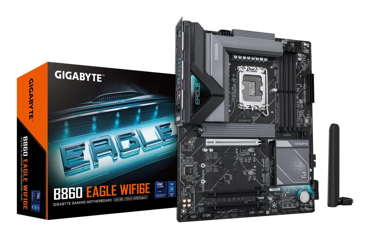Gigabyte B860 Eagle WiFi 6E LGA1851 ATX DDR5 Motherboard