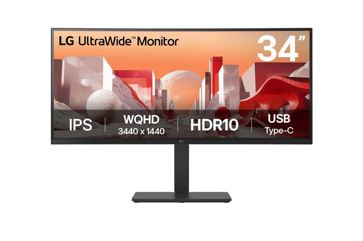 LG 34BA75QE-B 34" ultralaiekraaniline kõver monitor