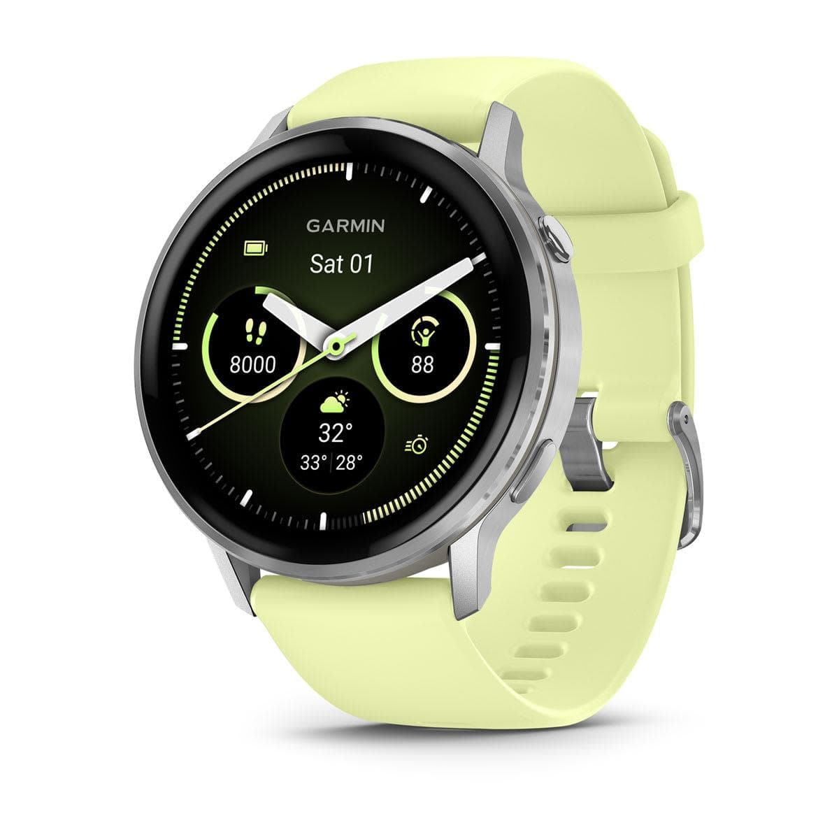 Garmin Venu 4 45mm hõbedane nutikell