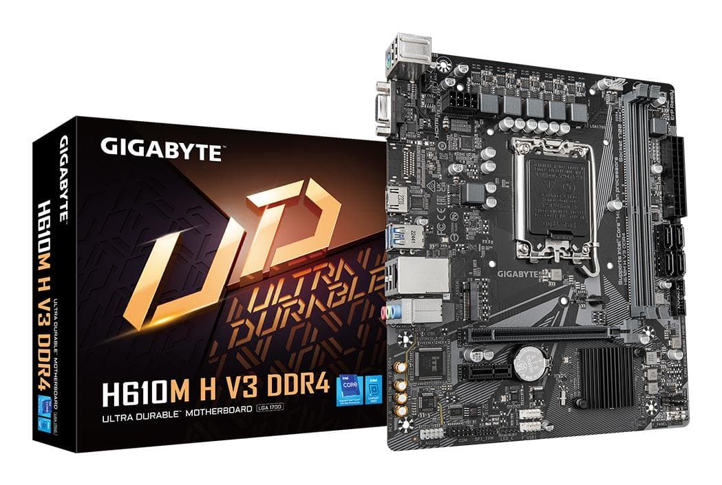Gigabyte H610MHV3 DDR4 emaplaat Intel LGA1700 Micro-ATX