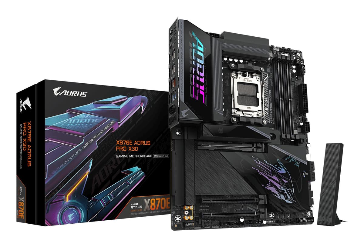 GIGABYTE X870E AORUS PRO X3D материнская плата Socket AM5 DDR5 ATX