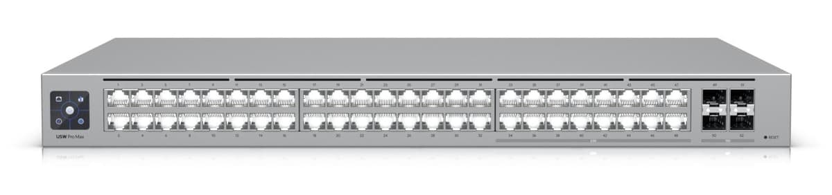 Ubiquiti UniFi Switch Pro Max 48 – 48-Port 2.5GbE Layer 3 Network Switch
