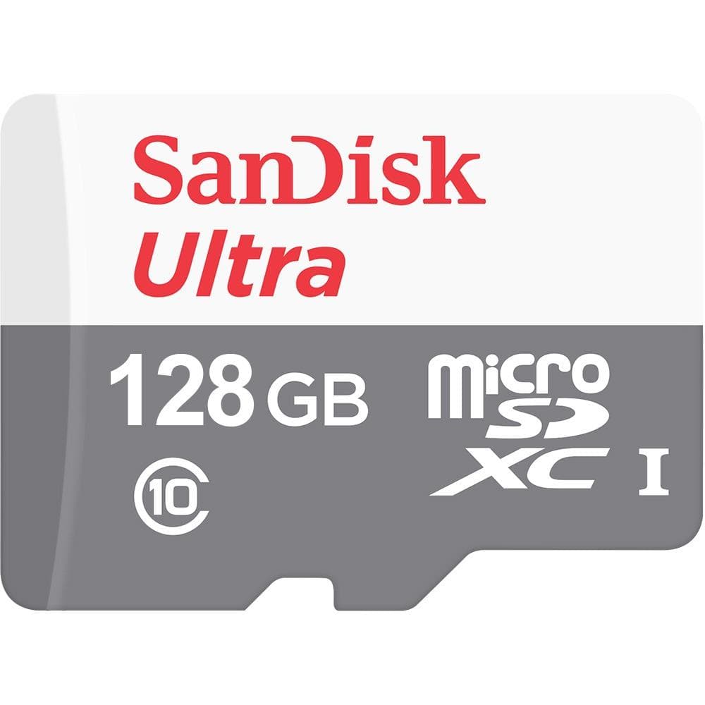 SanDisk Ultra microSDXC 128GB mälukaart, UHS-I U1, Class 10, 100 MB/s