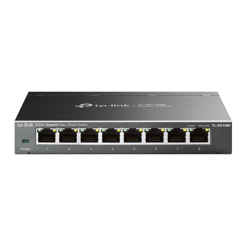 TP-Link TL-SG108E 8-Port Gigabit Managed Network Switch
