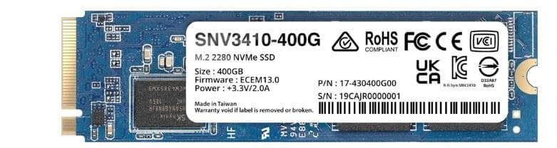 Synology SNV3410 400GB M.2 NVMe SSD