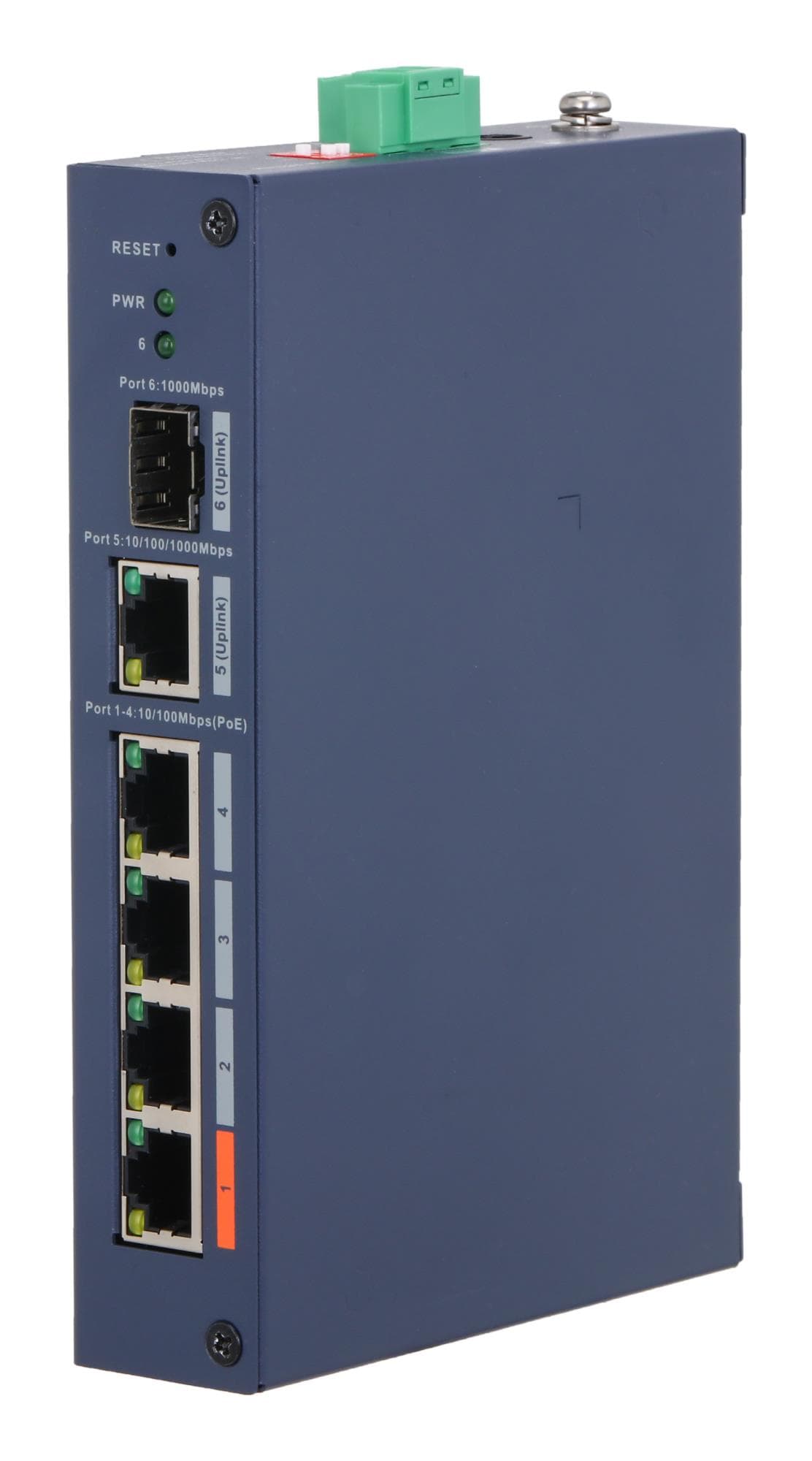 Dahua CHS4106-4ET-60 hallatav PoE switch 4-pordi ja SFP-ga