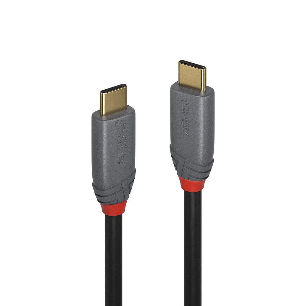 LINDY USB3.2 C-C 1M кабель чёрный 36901