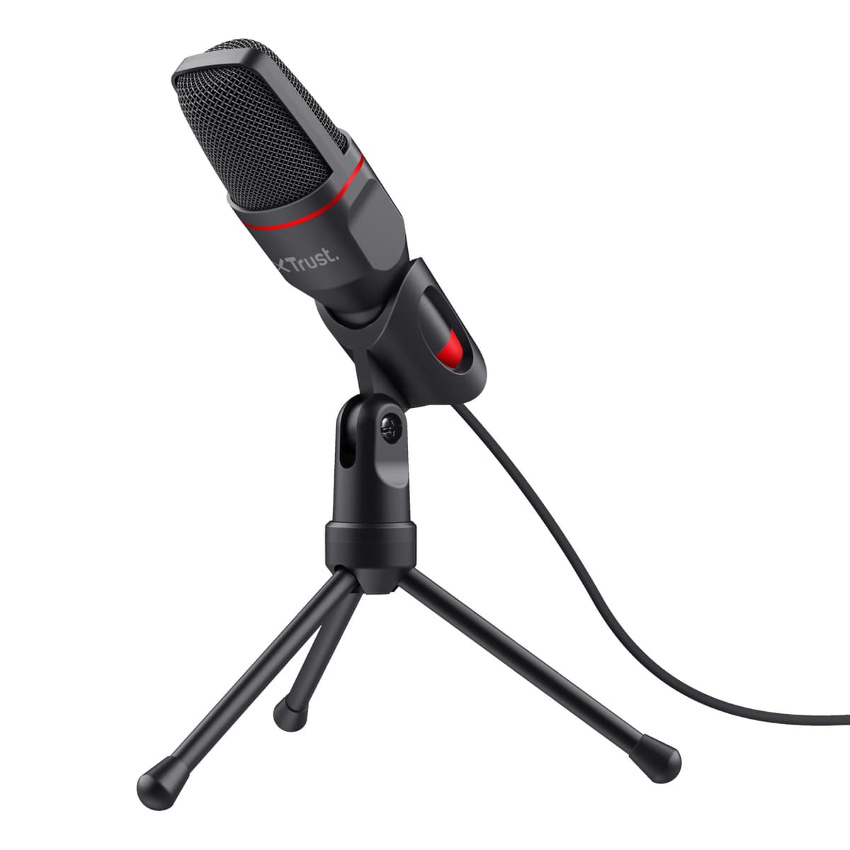 Trust GXT212 Mico USB PC microphone black/red