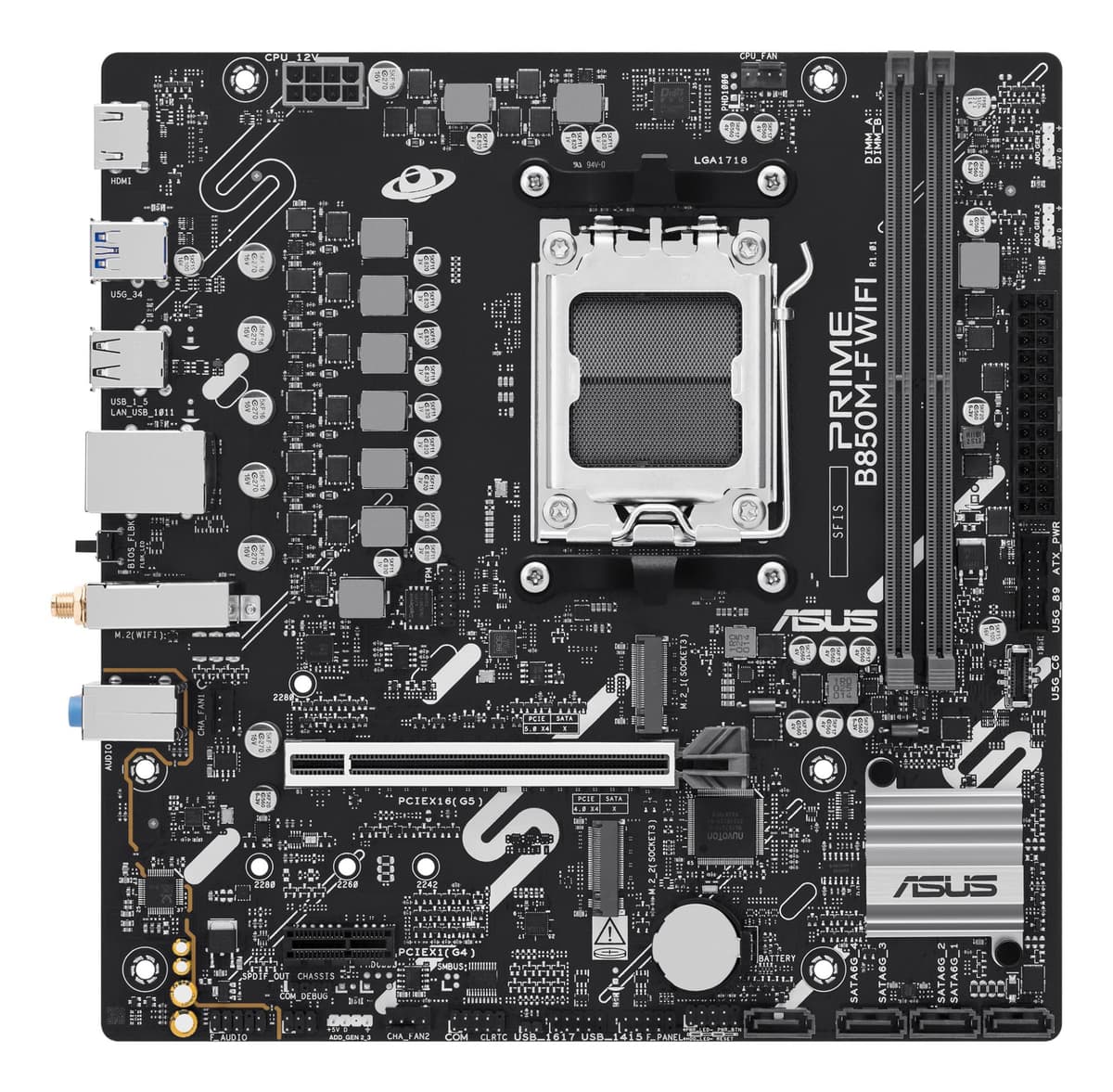 ASUS PRIME B850M-F Wi-Fi AM5 emaplaat