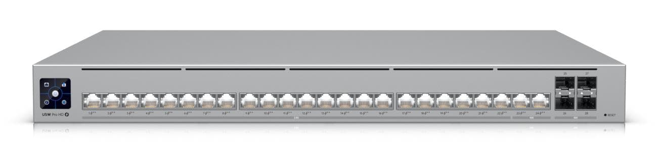 Ubiquiti USW-Pro-HD-24-PoE Layer 3 managed switch 2.5G 600W PoE++